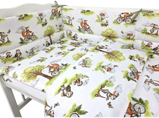 Qmini Set Pentru Patut Fox On Bikes 3 Bucăți