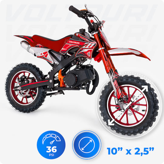 Thunder Μοτοσυκλέτα Κόκκινο Χρώμα