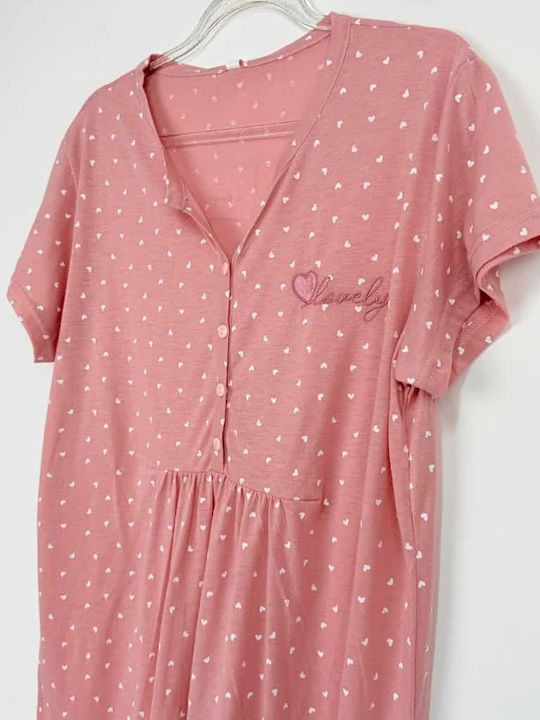 Caress Sommer Baumwollenes Damen Nachthemd Sapiomílo