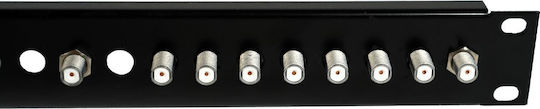 Televes 533230 Patch Panel RF 19'' 1U Up To 26 Ports Type F