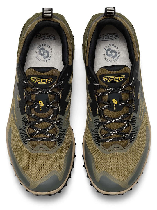 Keen Men's Hiking Shoes Waterproof Green