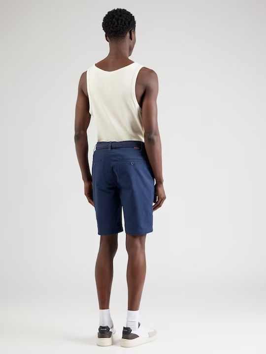 Pantaloni Scurți Bărbați Denim Albastru Marin