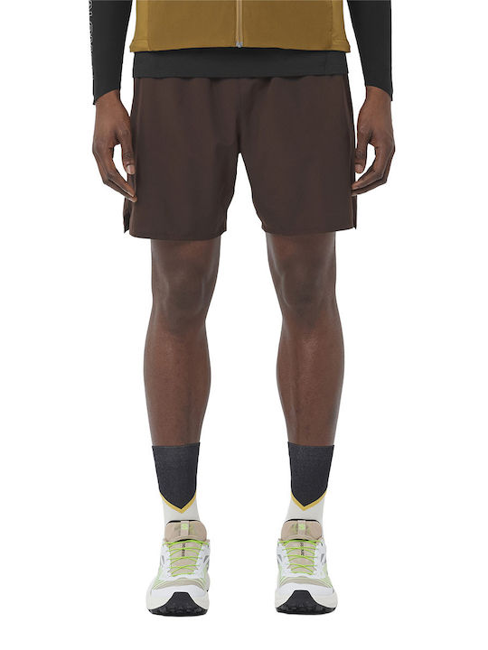 Shakeout Core 2 in 1 Sports Men's Bermuda Brown