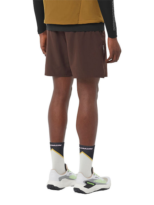 Shakeout Core 2 in 1 Sports Men's Bermuda Brown