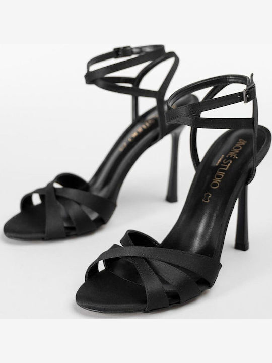 Fabric Women's Sandals Black