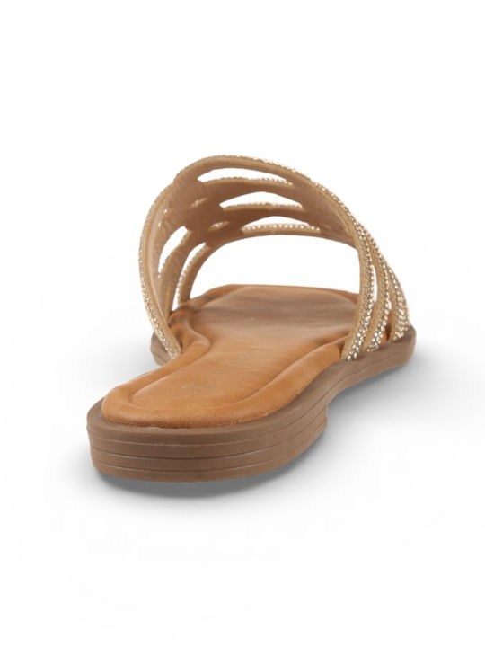 Women's Flat Sandals Beige