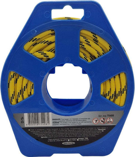 Universal Rope Powercord 6 Mm 20 M Yellow