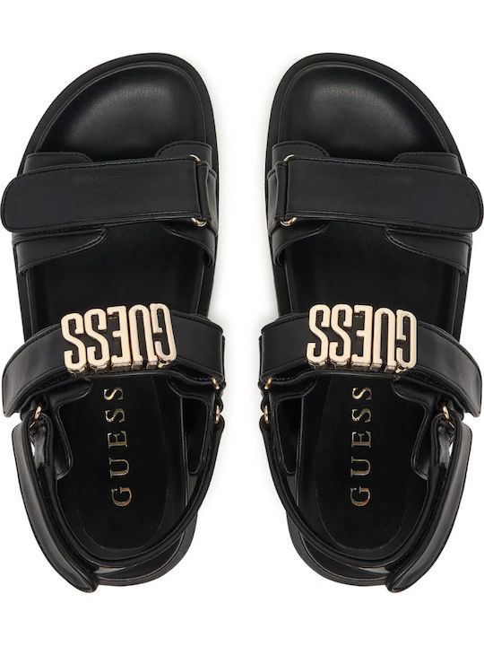 Sandale Flatforme Damă Negre