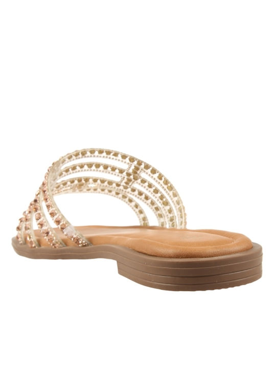Women's Flat Sandals Rose Gold