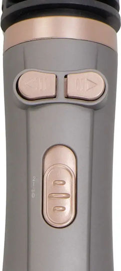 Jocca Ceramic Electric Hair Brush with Air and Rotating Head for Hair Straightening and Curls