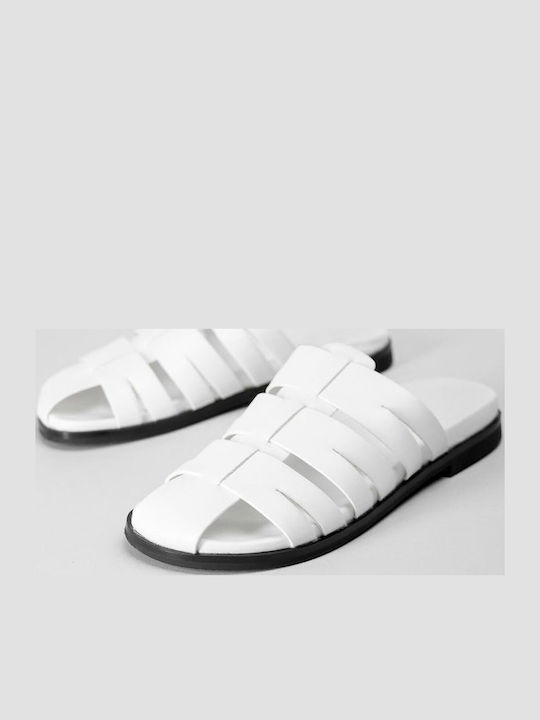Sandale Casual Damă Albe