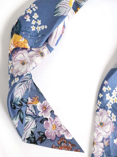 Σατέν Scrunchie Equestrian Σχέδιο Πέρλα