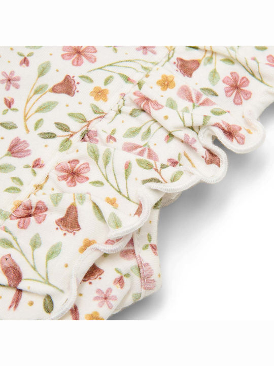 Kids Fabric Dungarees White