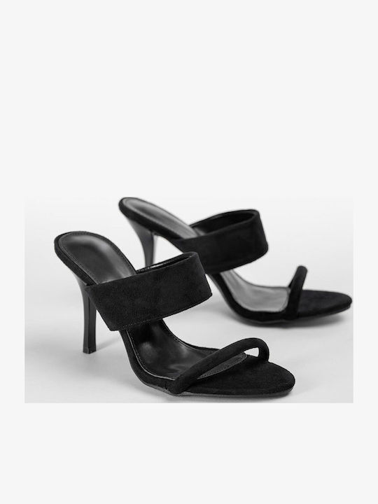 Suede Women's Sandals Black