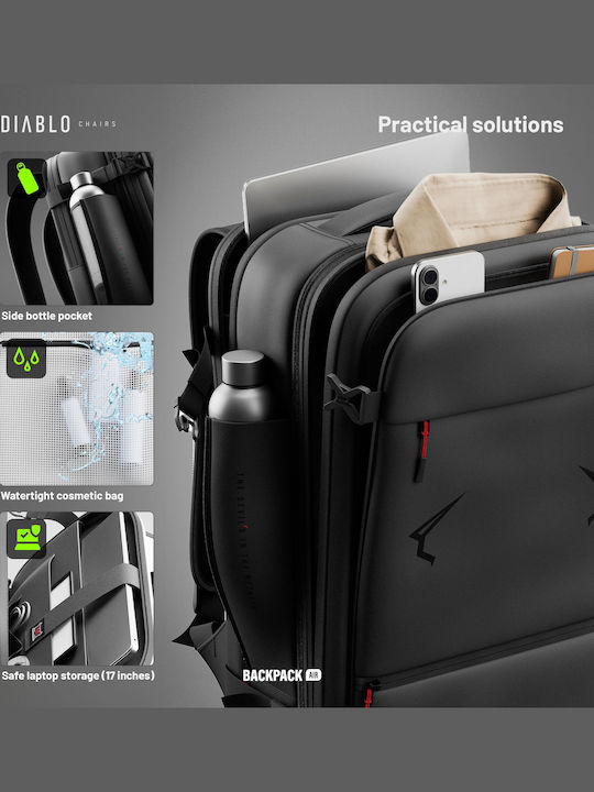 Diablo Backpack Αδιάβροχο 40lt Μαύρο Diablo Backpack Αδιάβροχο 40lt Μαύρο