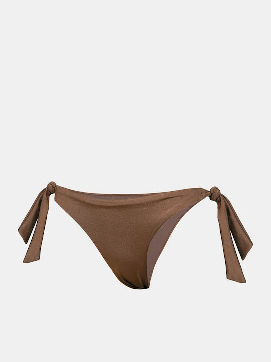 Bikinihosen Brasil mit Schnürung Braune