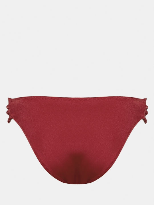 Bikinihosen Slip Burgundisch