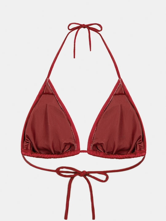 Topuri De Bikini Triunghi Burgundia