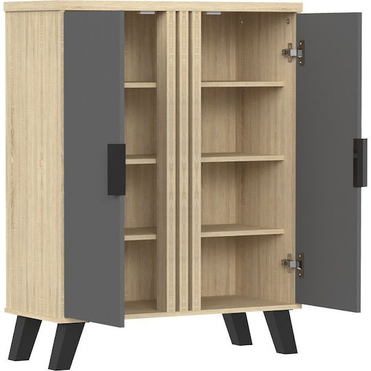 Ξύλινη Παπουτσοθήκη Shoby 70.5x30x91cm