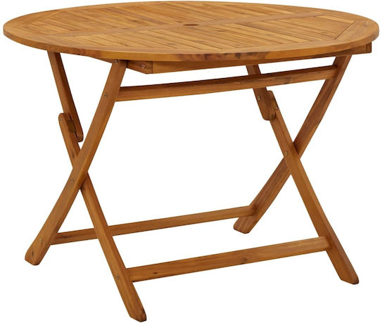 Outdoor Table Made of Acacia Foldable 110x110x75cm Outdoor Table Made of Acacia Foldable 110x110x75cm