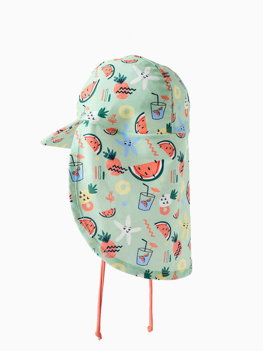 Zippy Kinderhut Stoff Grün