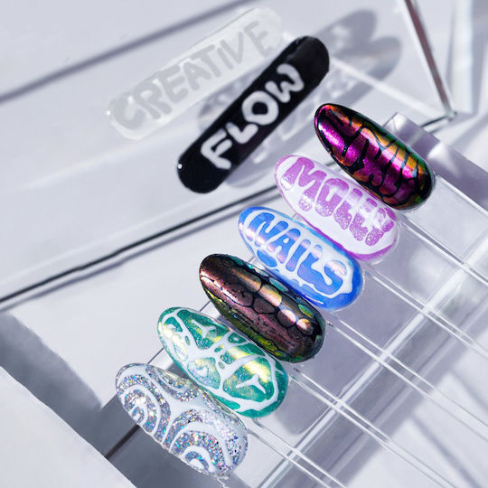 Molly Nails Kreativer Fluss Farbgel Weiß 5g