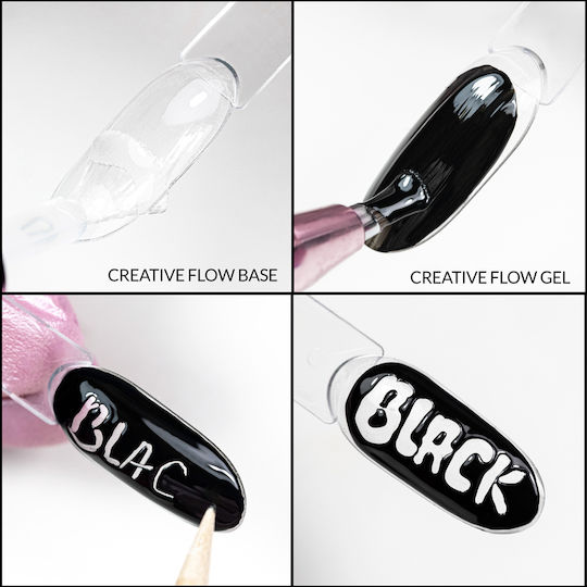 Molly Nails Creative Flow Color Gel Black 5g