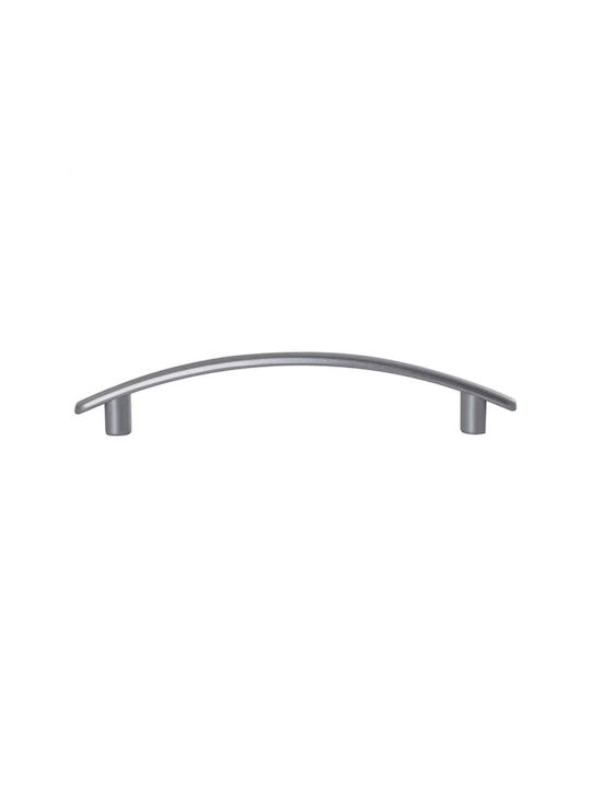 X-IT Λαβή Επίπλου από Μέταλλο Chrome Matte με Απόσταση Κέντρων 96mm