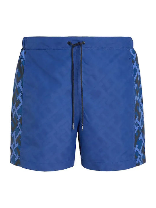 Men's Swimwear Shorts Blue with Patterns