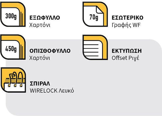 Logigraf Σπιράλ Τετράδια Ριγέ Β5 90 Φύλλων 3 Θεμάτων 6τμχ (Διάφορα Σχέδια)