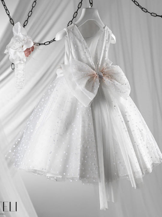 Vinteli White Baptism Dress