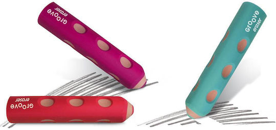 Lyra Display Erasers Lyra Groove Colored Pencil Shape 30 Pieces Display