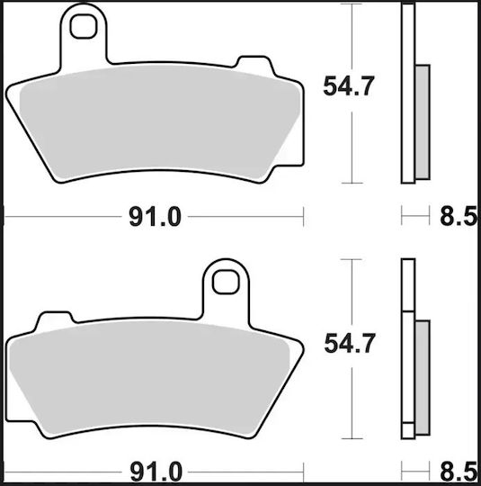 Brembo Metallic Pads 07bb40sa 1 Set 1 Caliper