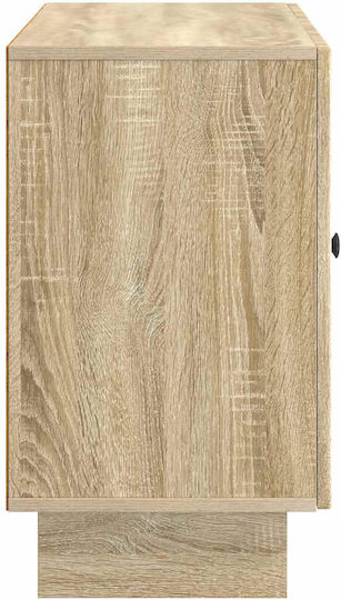 Holz Sideboard mit Schubladen Sonoma Eiche 89x34,5x60cm
