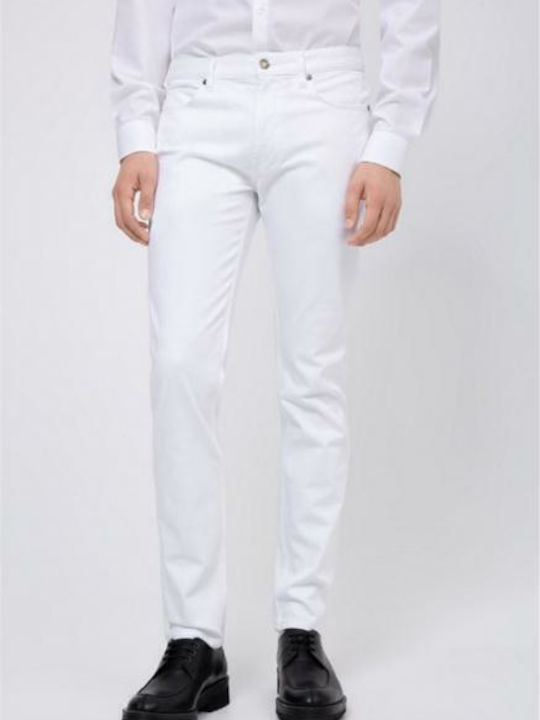 Herren Jeanshose mit Slim Passform Weiß
