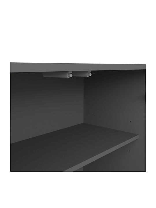 Bufet Billie Din Lemn Antracit 149x40x77cm