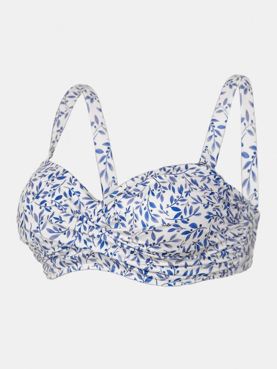 Trägerloses Bikinioberteil D-Cup Mediteraneo