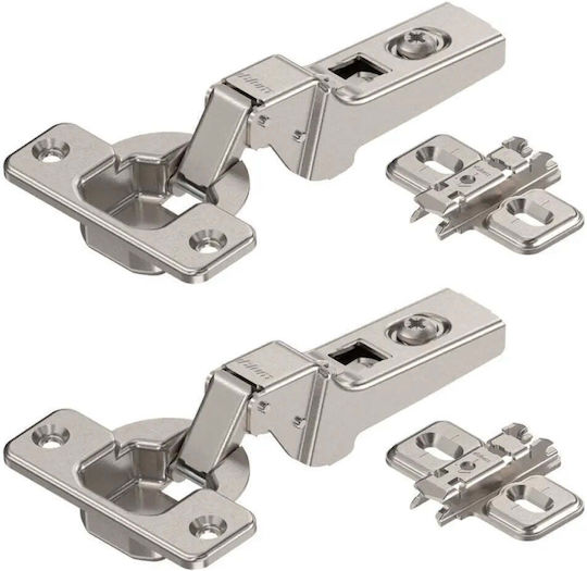 Half-cover Hinge Edge Medium Arm 2 Pieces Blum Clip Tip-on 70m2650