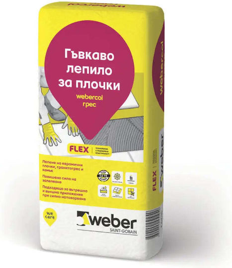 Weber Grey Tile Adhesive