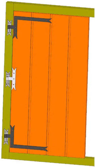 Left Hinge Amig Mod.4000