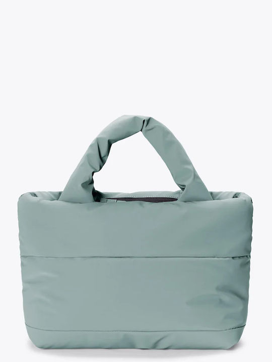 Geantă de Umăr de Damă din Material Textil Verde