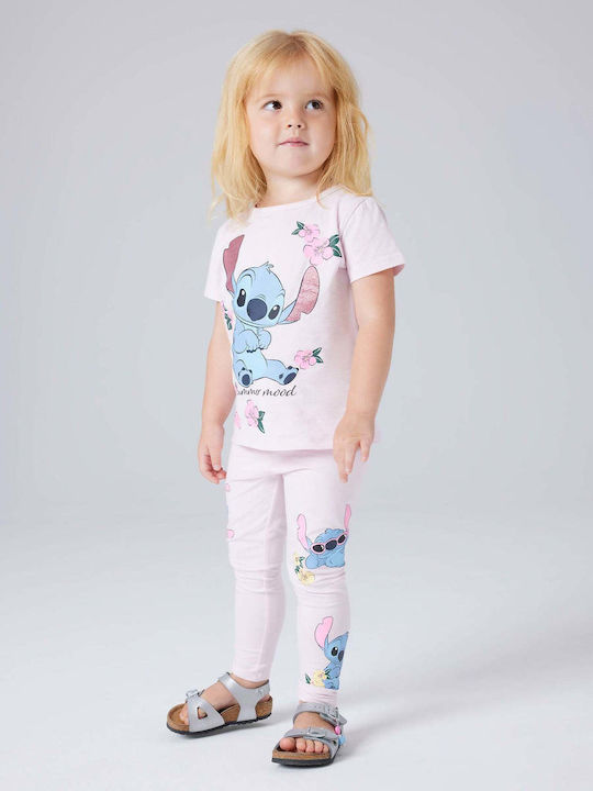 Kids Top Short-sleeved Pink