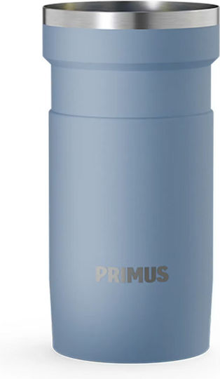 Primus Stainless Steel Thermos Bottle 350ml Glacier Blue with Straw and Handle