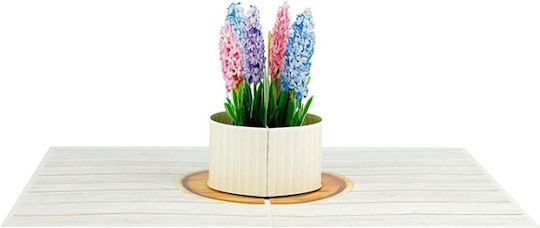Kiriori Pop 3d Greeting Card Hyacinth