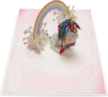 Kiriori Card De Salutare Pop 3d Unicorn