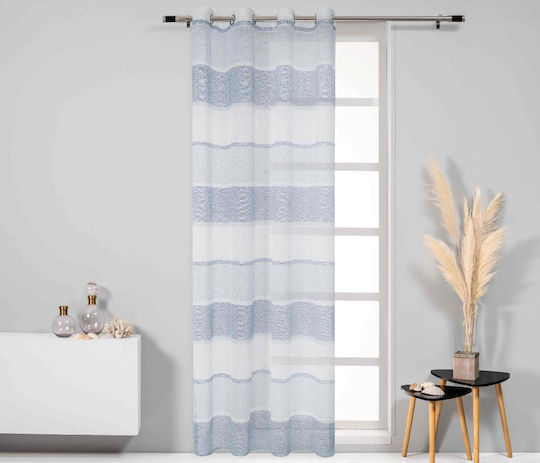 Vorhang mit Grommets Blau 140x260cm