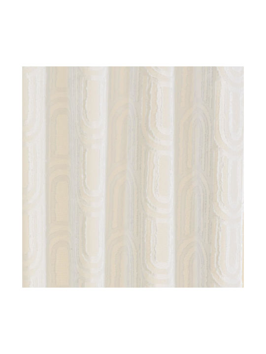 Κουρτίνα με Τρουκς White 140x260εκ.