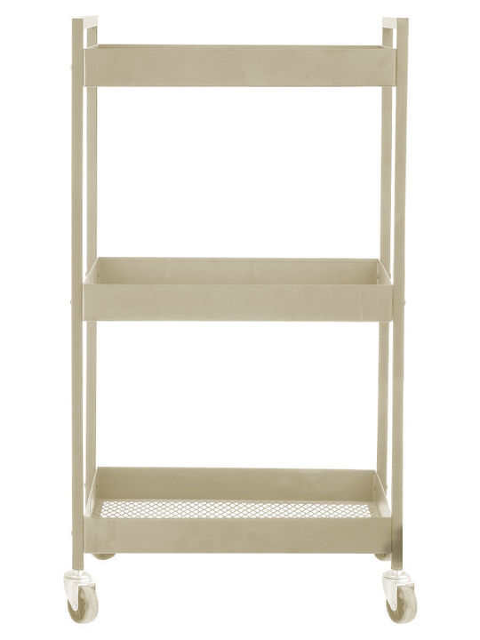 Estia Modus Troller De Bucătărie Metalic Cu 4 Rafturi Bej 43.5x30.5x79.5cm