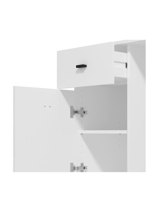 Wooden Desk White 98x45x74cm