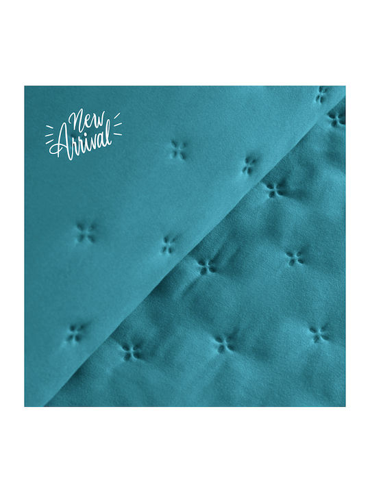 Isadore Lorraine Extra Line Coverlet Double Light Blue 220x240cm